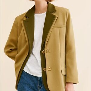 Issac Layered Blazer- FRENCHMAUVE